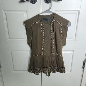 French Connection short sleeve/sleeveless top